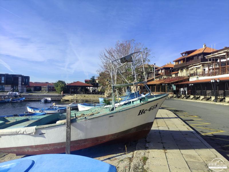 Barcas pescadores en Nessebar (Bulgaria)