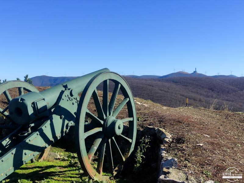 Cañón Monte Shipka al Ovni comunista (Bulgaria)