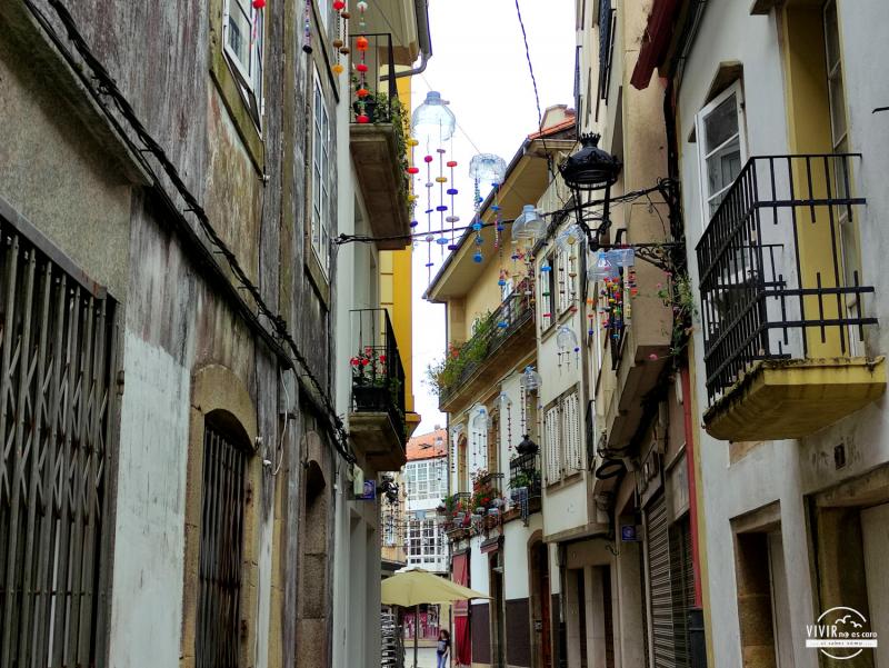 Calle en Noia (A Coruña)