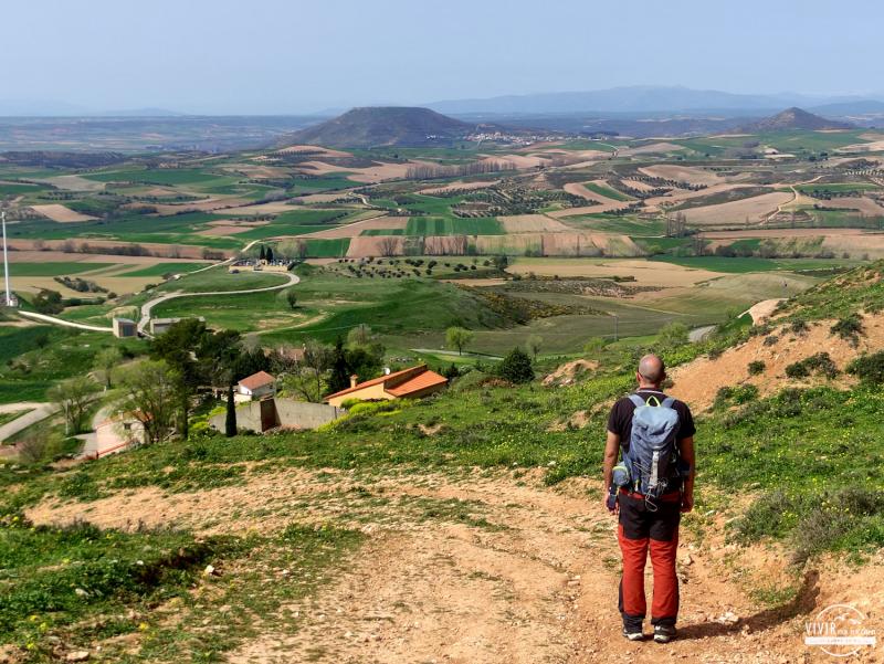 Camino al mirador del Castillo de Hita (Guadalajara)