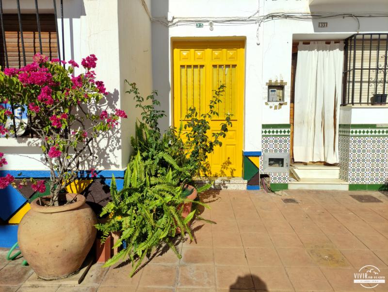 Fachada bonita en Torrox (Málaga)
