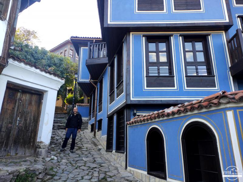 Casco antiguo Plovdiv casa simétrica (Bulgaria)