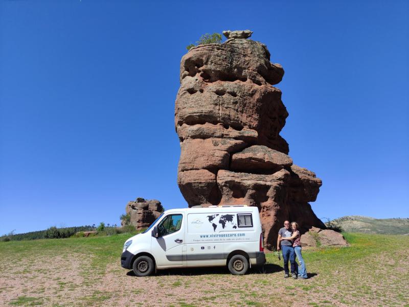 Furgoneta camper en Chequilla (Alto Tajo)