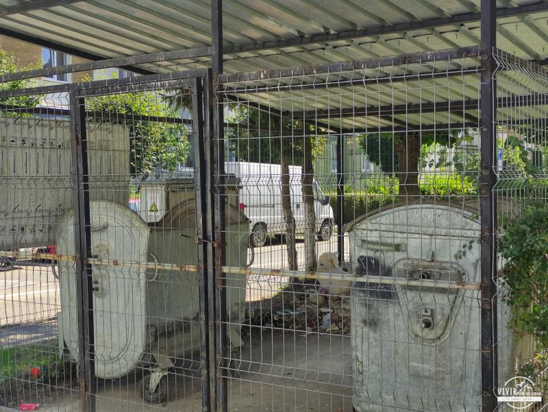 Contenedores de basura en Rumanía