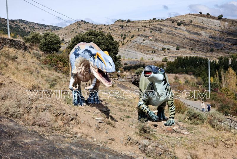 Dinosaurios en el Yacimiento Virgen del Campo en La Rioja