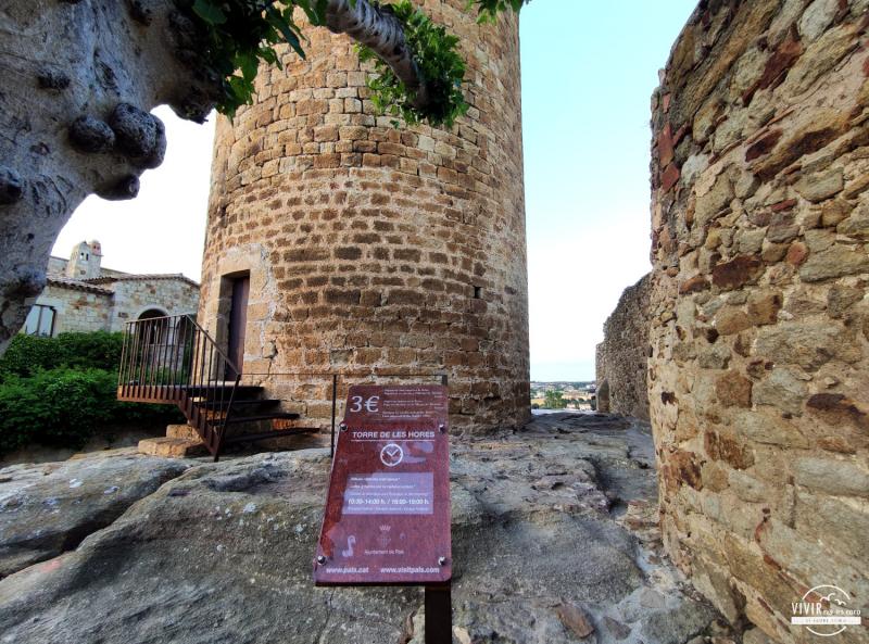 Torre de las Horas en Pals (Gerona)