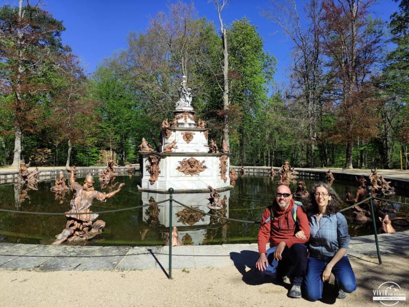 Jardines la Granja de San Ildefonso: fuente de las ranas (Segovia)