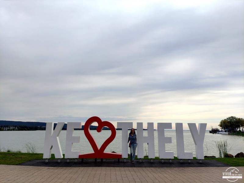 Letras Keszthely (Lago Balaton, Hungría)