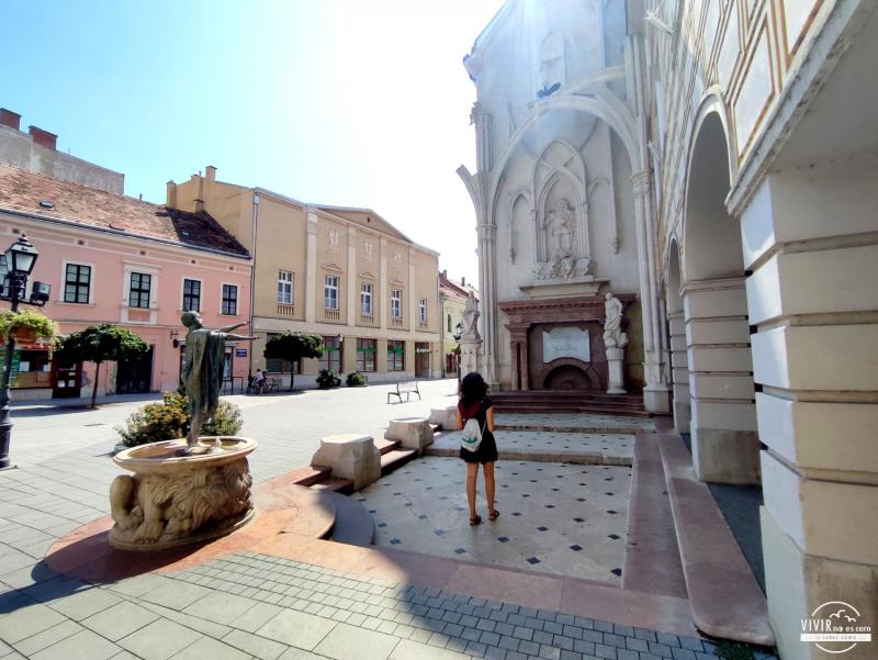 Monumento homenaje al Rey Matías en SZÉKESFEHÉRVÁR (Hungría)
