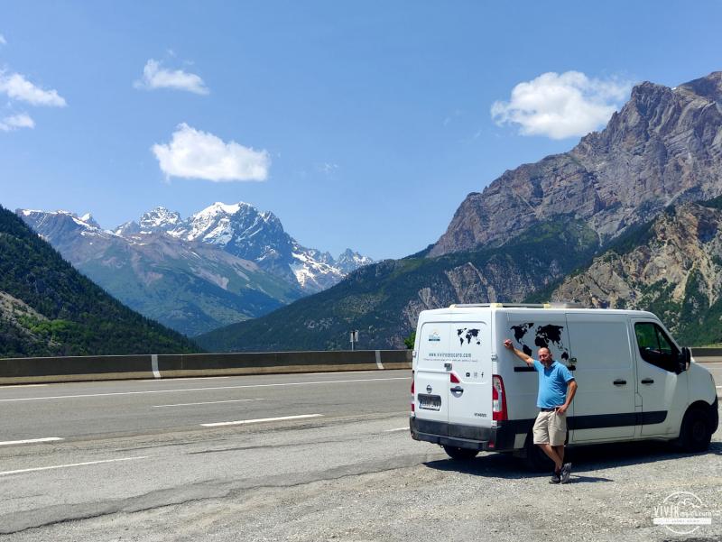 Macizo de los Ecrins en los Alpes Francia