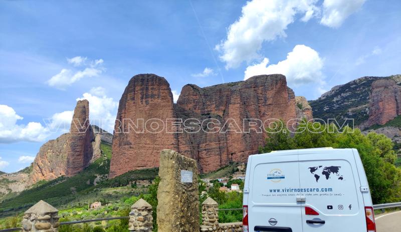 Los Mallos de Riglos en furgoneta camper o autocaravana