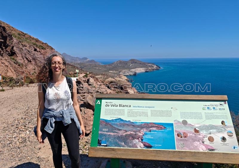 Mirador de Vela Blanca en el Cabo de Gata