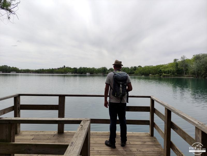 Mirador al Estanque de Banyoles (Gerona)