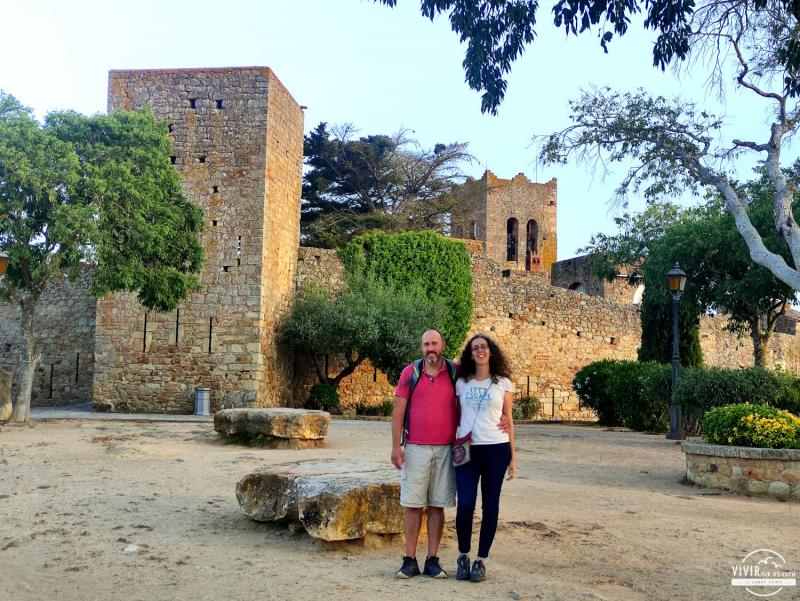 Mirador Josep Pla en Pals (Gerona)