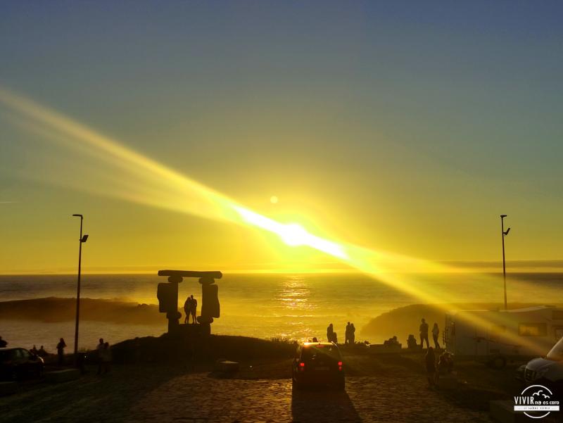 Atardecer en el Mirador Ventana del Atlántico (A Coruña)