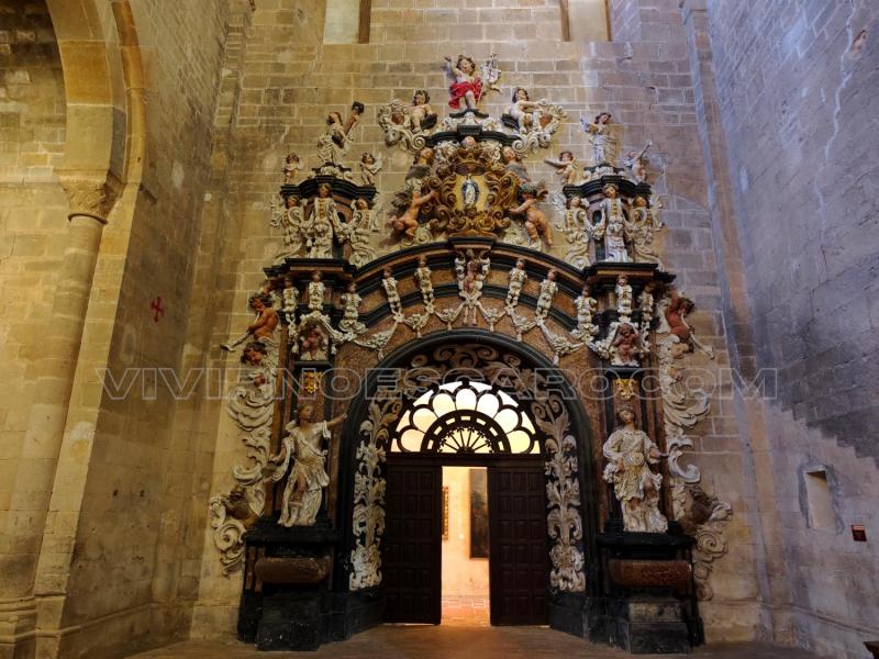 Monasterio de Veruela: Portada de la Iglesia