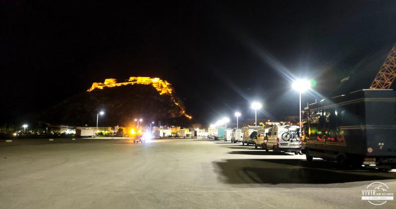 Nauplia en furgoneta camper o autocaravana