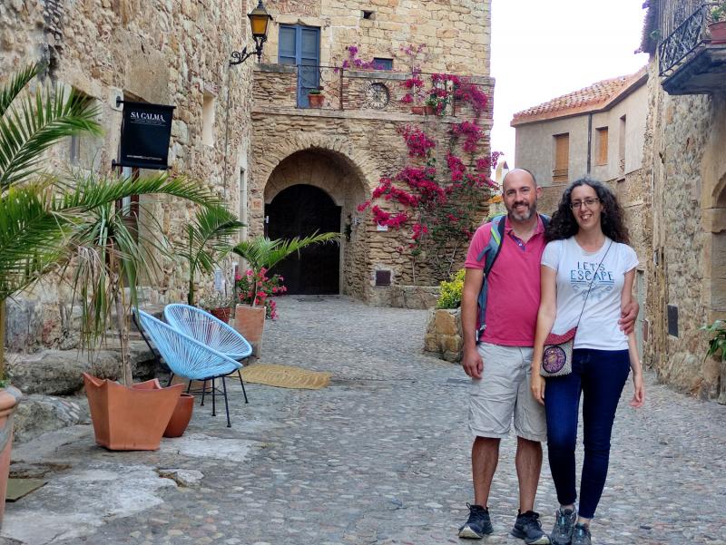 Calles con encanto en Pals (Gerona)