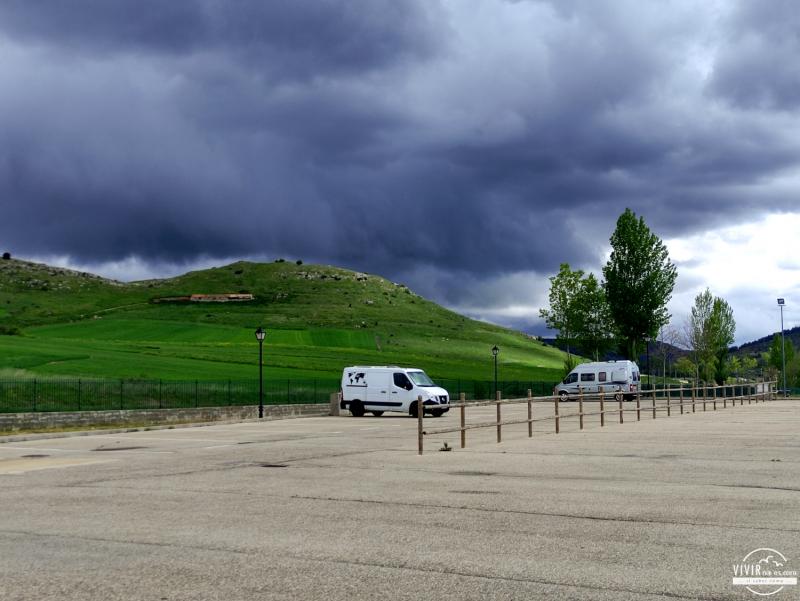 Parking - Área gratuita de autocaravanas de Sigüenza (Guadalajara)