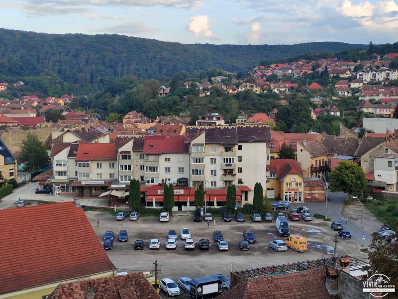 Parking central Sighisoara (Rumanía)