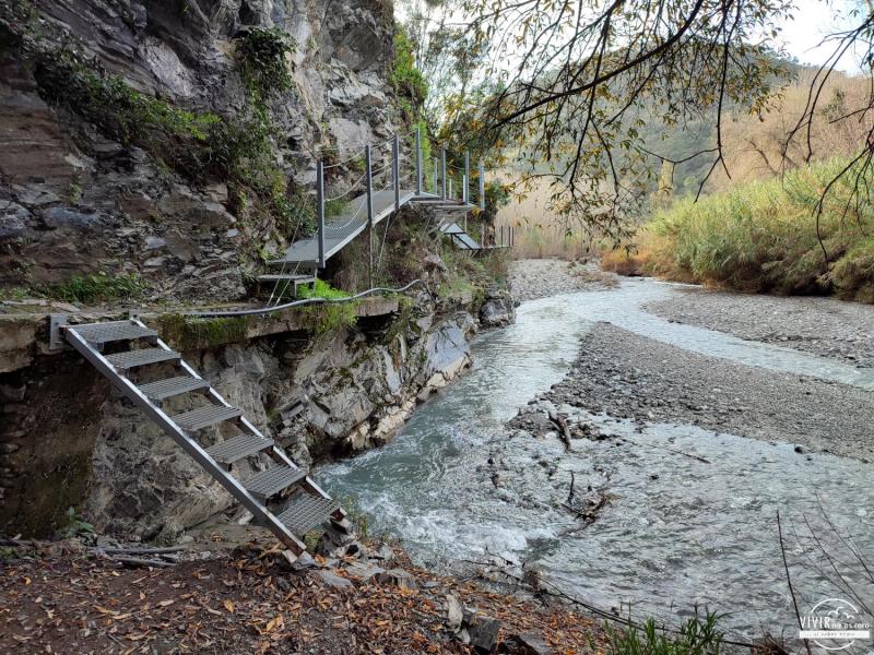 Ruta de pasarelas del río Genil (Málaga)
