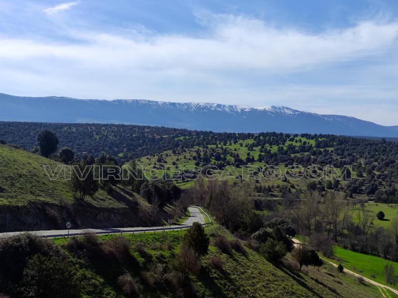 Pedraza: mirador de la Sierra de Guadarrama