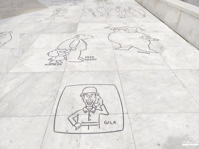 A Coruña: Plaza del Humor. Gila