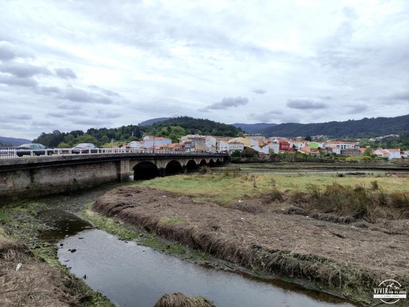 Noia: puente medieval ría Muros-Noia