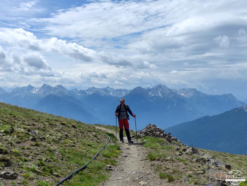 Ruta senderismo Lac de l'Oule (Col du Granon, Ecrins, Francia)