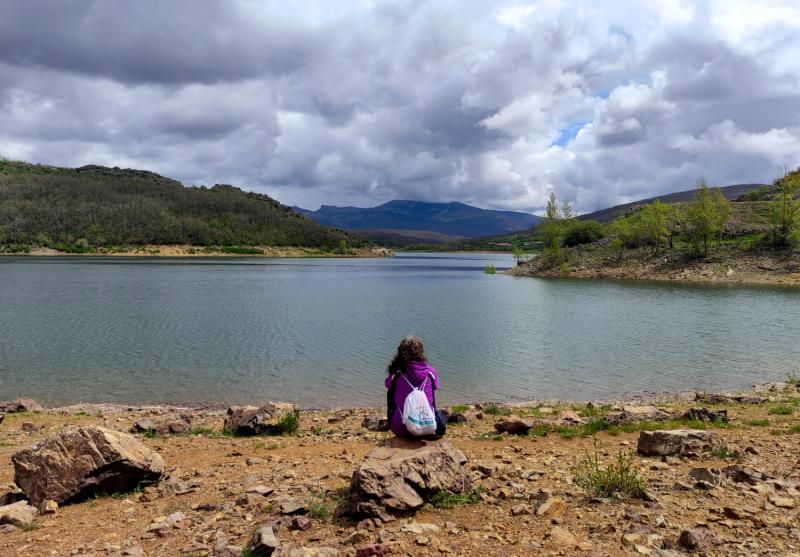Senda del oso de Palencia. Embalse de la Requejada