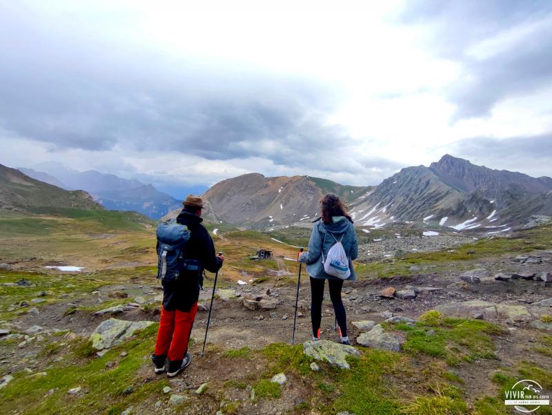 Ruta senderismo Lac de l'Oule (Col du Granon, Ecrins, Francia)