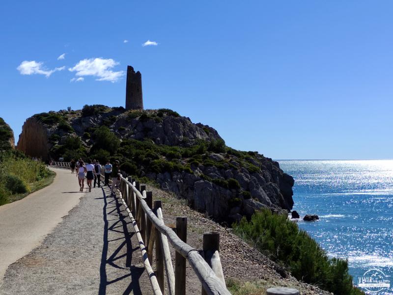 Torre Colomera en la Vía Verde del Mar de Benicassim a Oropesa (Castellón)