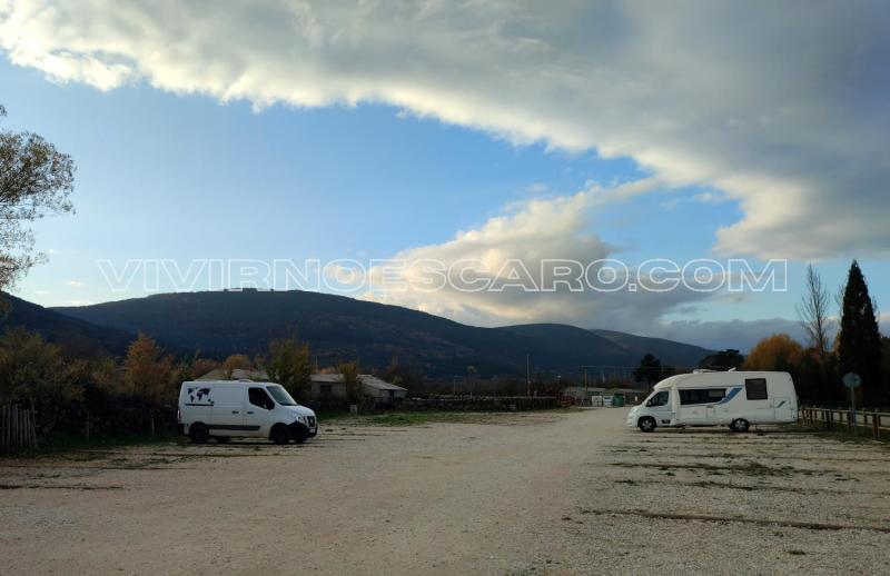 Área de autocaravanas de Vinuesa (Soria)