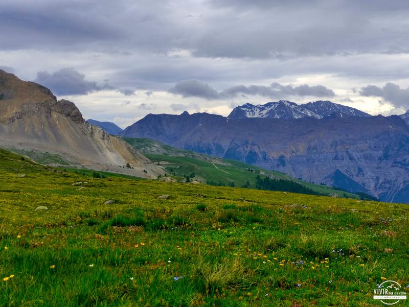 Ruta senderismo Lac de l'Oule (Col du Granon, Ecrins, Francia)