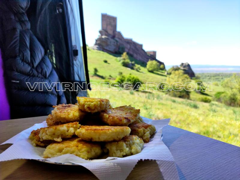 Castillo de Zafra en furgoneta camper o autocaravana