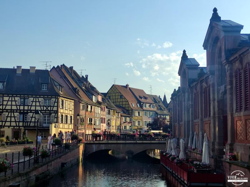 Muelle del Mercado al canal Quai de la Poissonerie (Colmar, Alsacia)