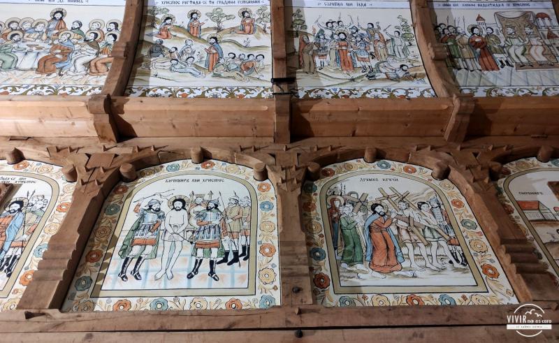 Interior de la Iglesia del Monasterio de Barsana (Maramures, Rumanía). Foto de @vivirnoescaro