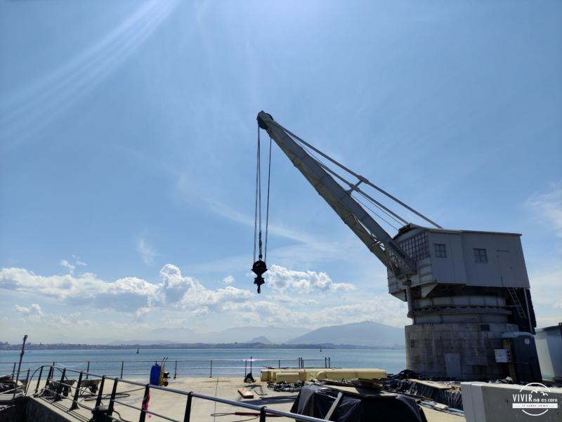 La grúa de piedra de Santander (Cantabria)