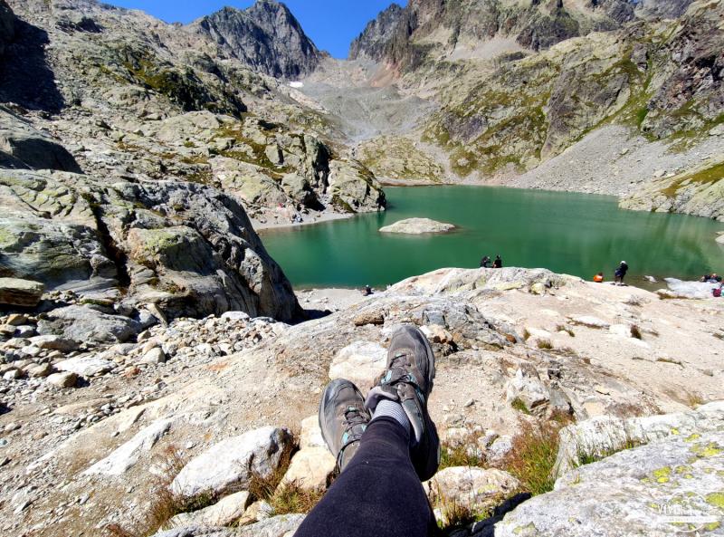 Le Lac Blanc desde lo alto (Aiguilles Rouges, Mont Blanc)