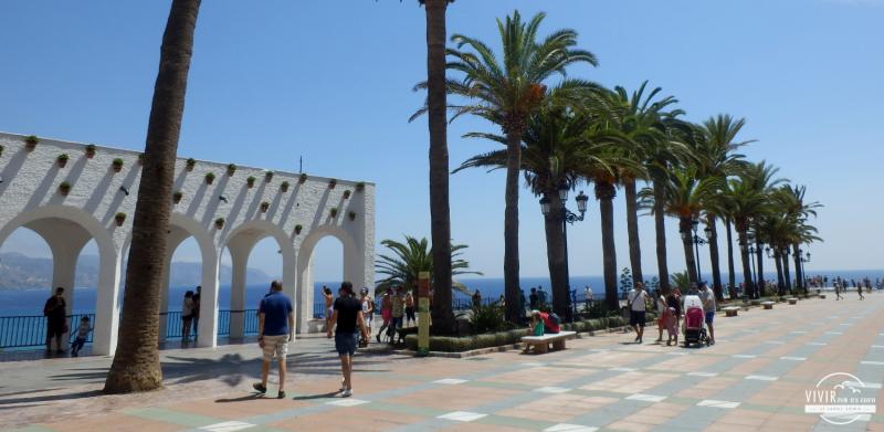 Paseo Balcón de Europa en Nerja