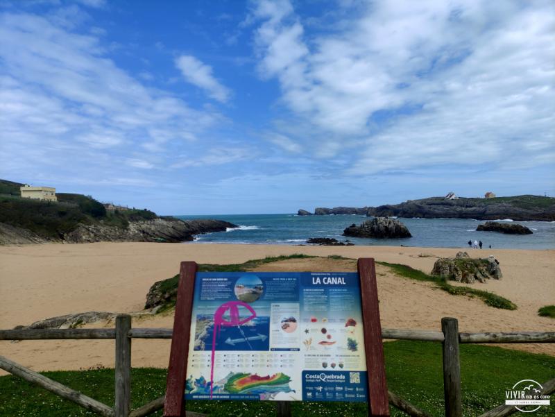 Playa La Canal (Soto de la Marina, Cantabria)