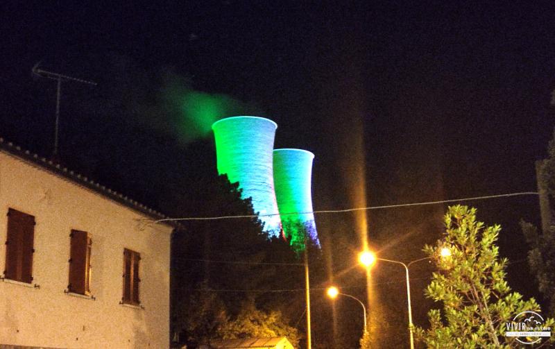 Central geotérmica en La Toscana (Italia)