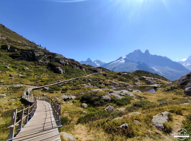 Ruta al Lac Blanc (Chamonix) Alpes franceses