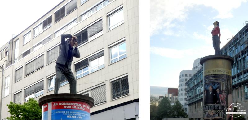 Stylites, esculturas de personas de Düsseldorf
