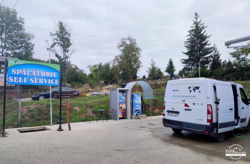 Vaciado de aguas grises camper en Rumanía
