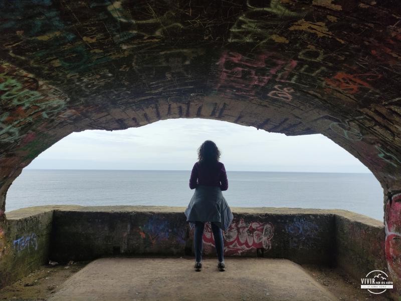 Vistas desde el Bunker de la Guerra Civil (Noja, Cantabria)