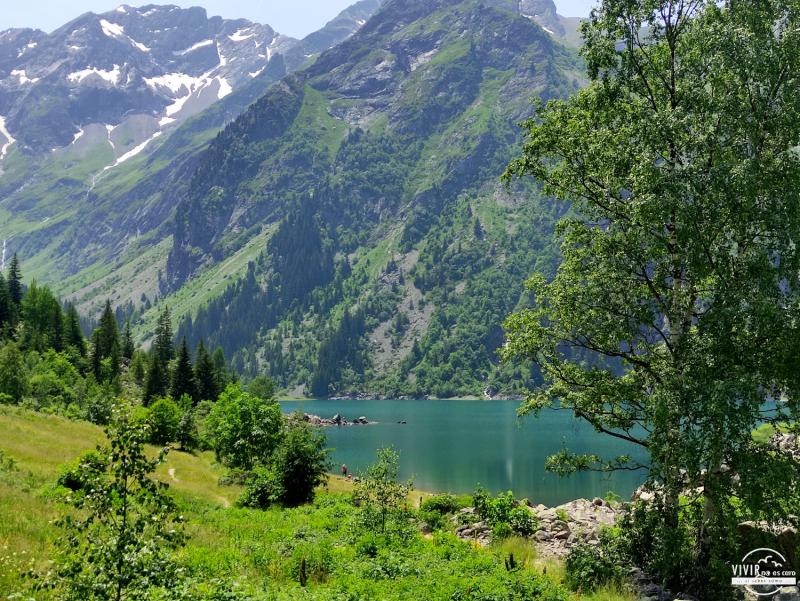 Vistas al Lago Lauvitel (PN des Ecrins, Francia)