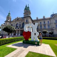 I Love Györ letras (Hungría)