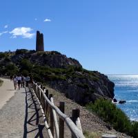 Torre Colomera en la Vía Verde del Mar de Benicassim a Oropesa (Castellón)