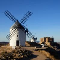 Molinos de viento en Consuegra (Toledo)